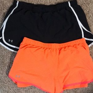 Two pairs of Under Armour shorts